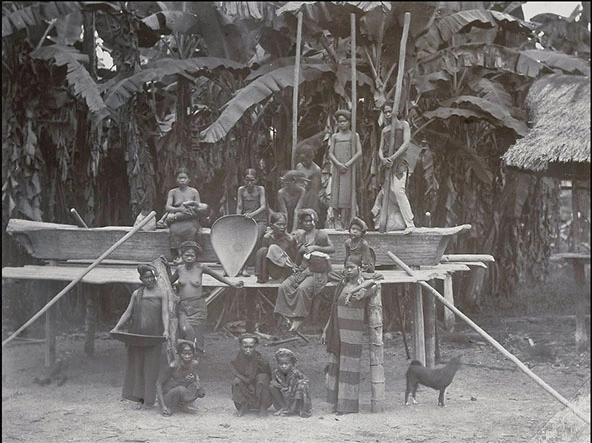 Historical photo of Batak community
