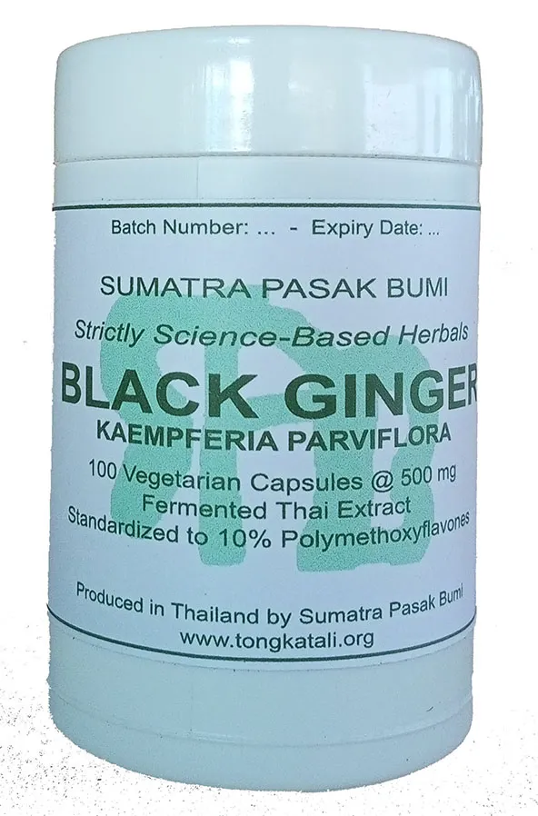Image of 1 bottle of Sumatra Pasak Bumi Black Ginger Extract